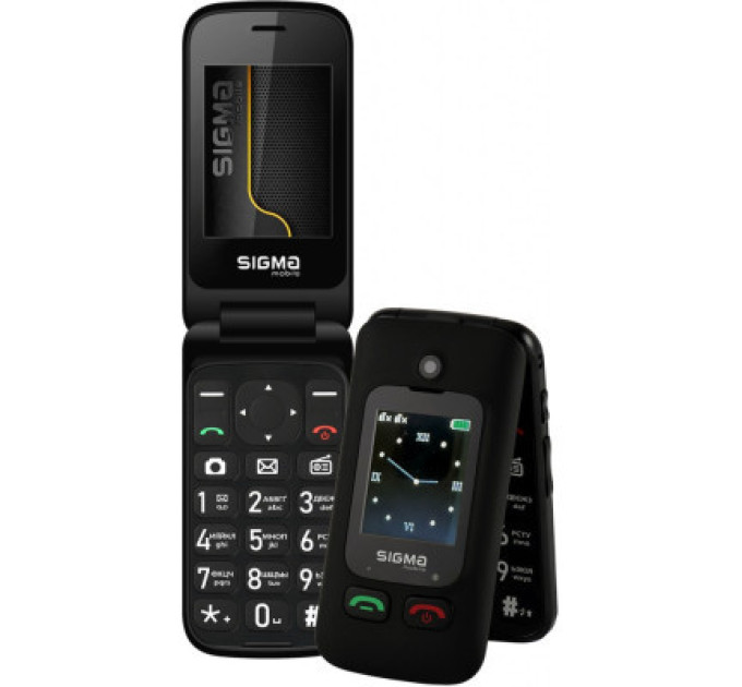 Sigma Мобільний телефон Sigma Comfort 50 Shell Duo Type-C Black (4827798212523)