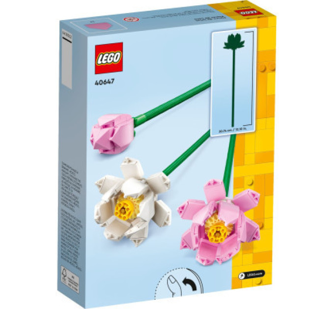 LEGO Конструктор LEGO Iconic Квіти лотоса 220 деталей (40647)