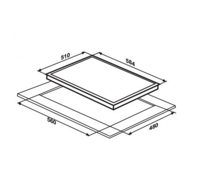 Interline Варочна поверхня Interline HGG 764 FGT BA