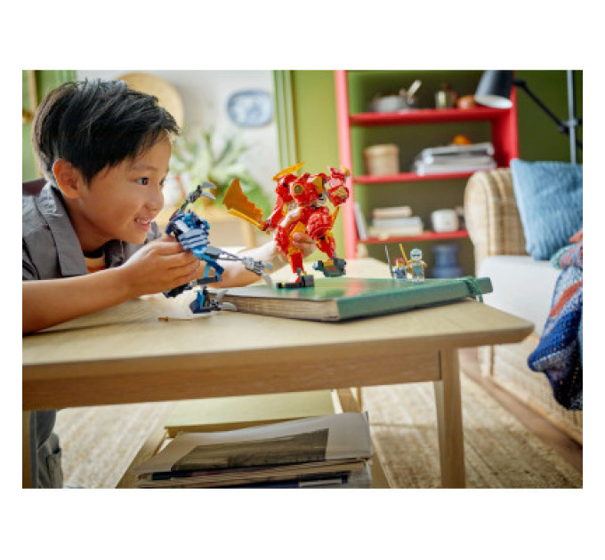 LEGO Конструктор LEGO NINJAGO Робот вогняної стихії Кая 322 деталей (71808)