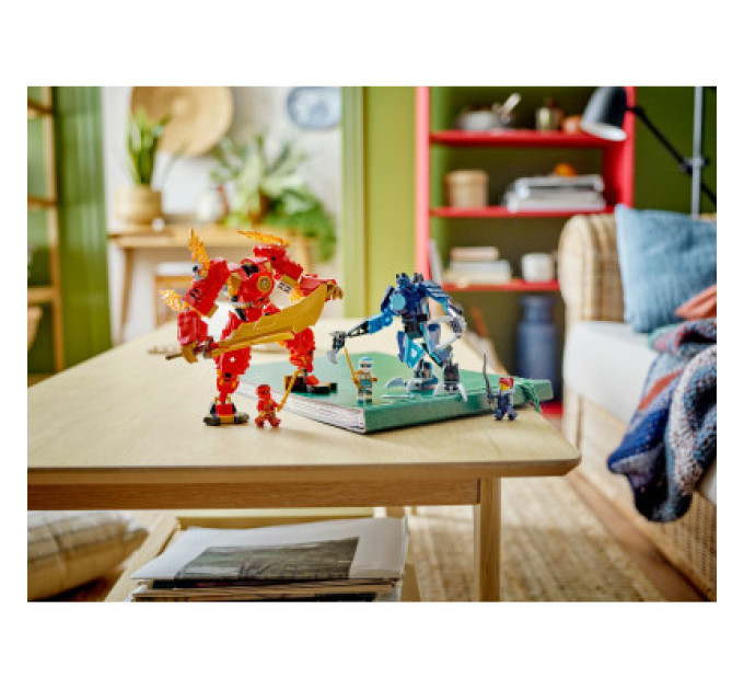 LEGO Конструктор LEGO NINJAGO Робот вогняної стихії Кая 322 деталей (71808)