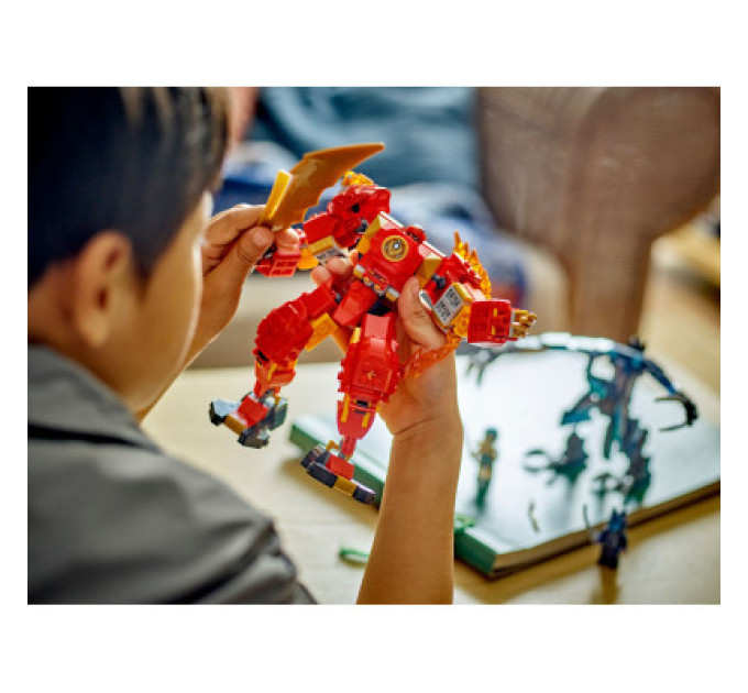 LEGO Конструктор LEGO NINJAGO Робот вогняної стихії Кая 322 деталей (71808)
