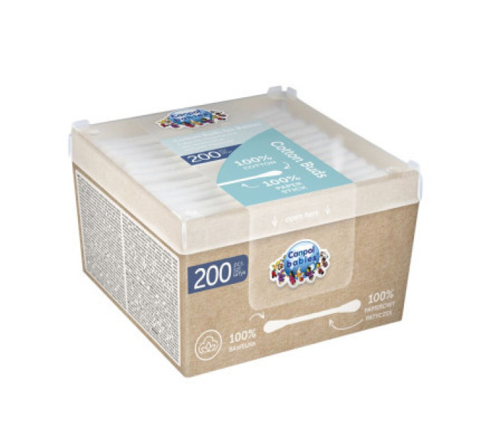 Canpol babies Ватні палички Canpol babies 200 шт. (3/116)