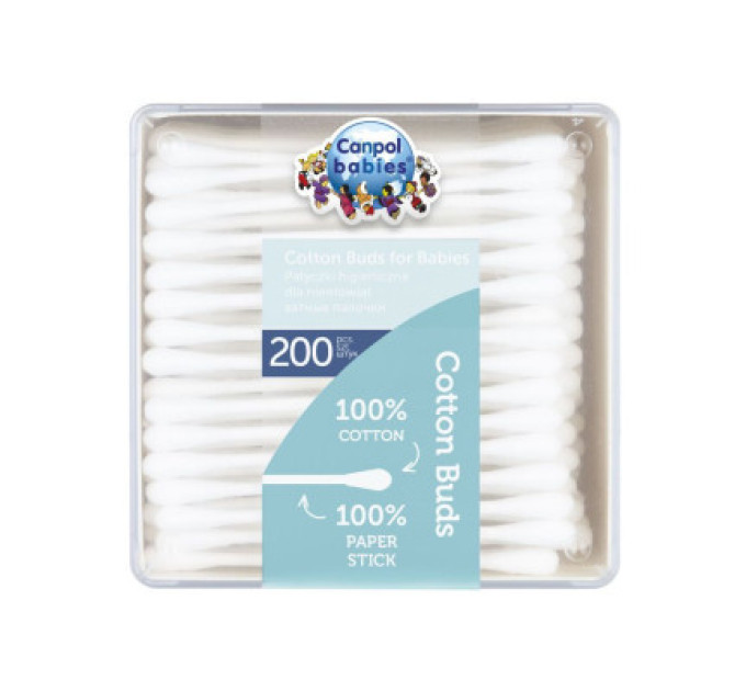 Canpol babies Ватні палички Canpol babies 200 шт. (3/116)