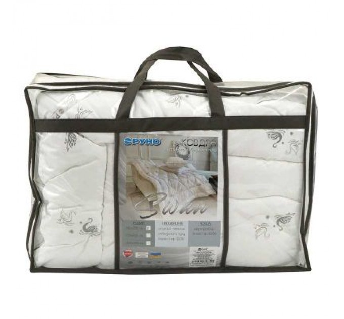 Руно Ковдра Руно зі штучного лебединого пуху Silver Swan 140х205 см (321.52_Silver Swan)