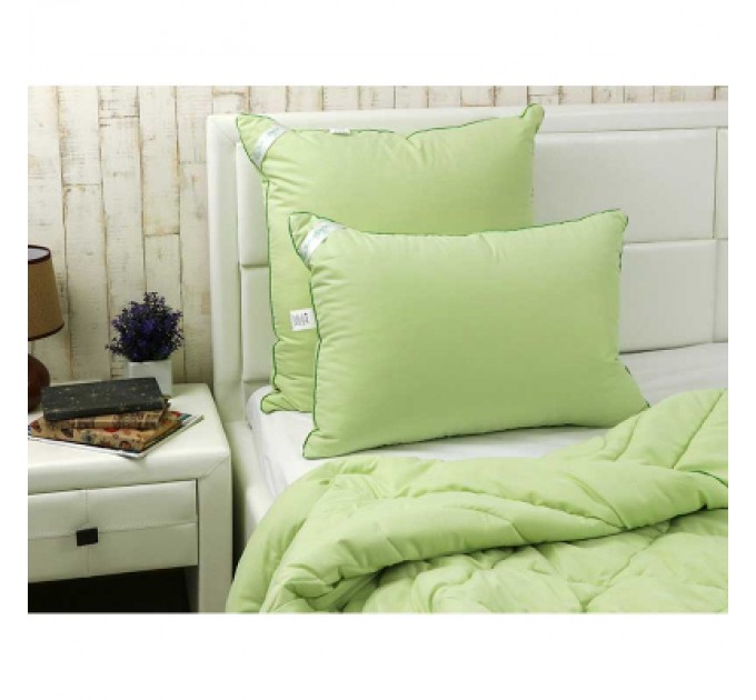 Руно Подушка Руно Бамбукова салатова 70х70 см (313.52БКУ_Салатовий)