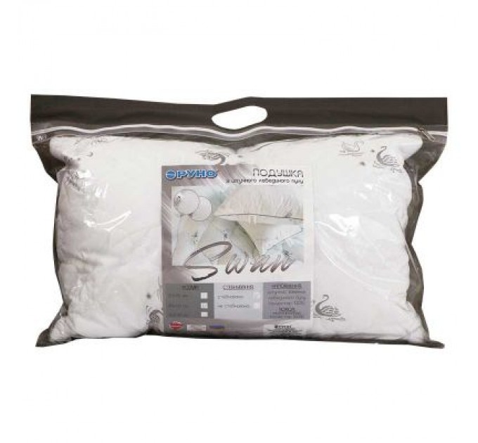 Руно Подушка Руно зі штучного лебединого пуху Swan Luxury 40х60 см (309.52_Swan Luxury)