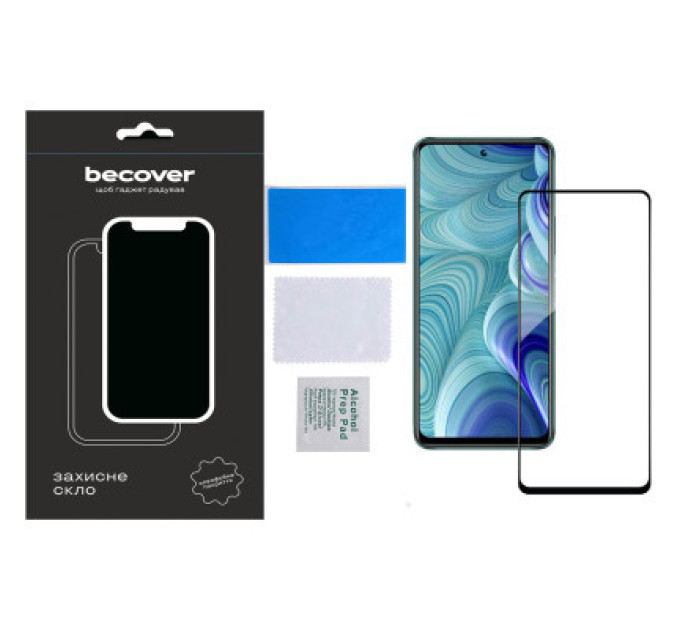 BeCover Скло захисне BeCover Infinix Hot 40i (X6528B) Black (710483)