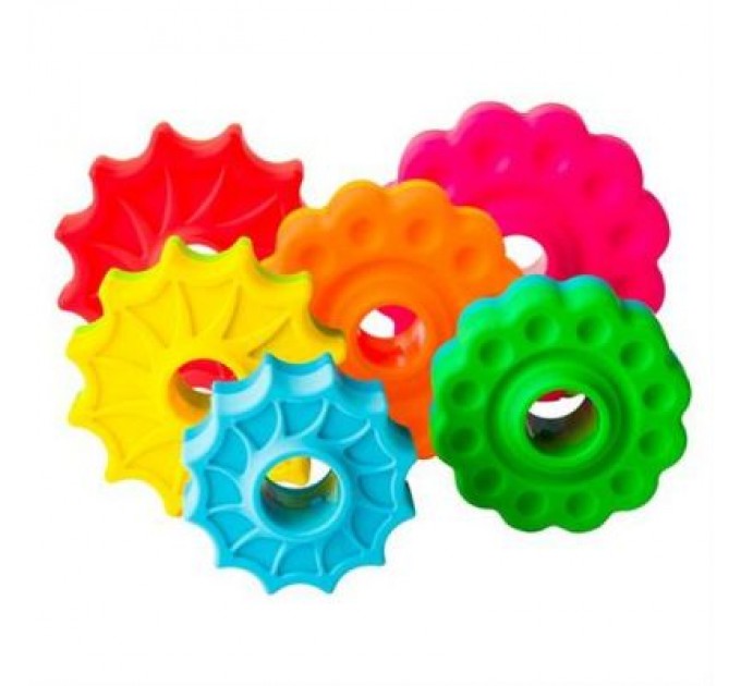 Fat Brain Toys Розвиваюча іграшка Fat Brain Toys Пірамідка гвинтова тактильна SpinAgain (F110ML)