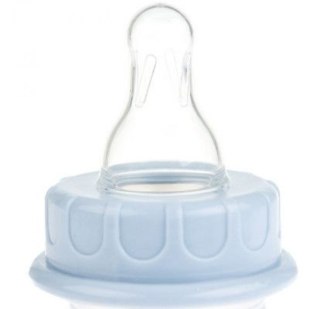 Baby-Nova Пляшечка для годування Baby-Nova Декор 120 мл Блакитна (3960068)