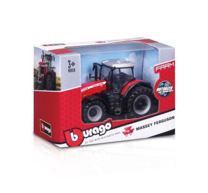 Bburago Спецтехніка Bburago Трактор Massey Ferguson 8740S 10 см (18-31613)