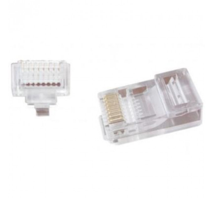 Конектор Cablexpert RJ45 cat.5e UTP 8P8C (сквозное отв., позолоч. конт.) 50 шт (LC-PTU-01/50)