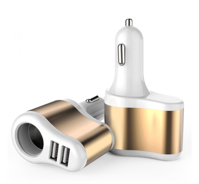 XoKo Зарядний пристрій XoKo CC-303 2 USB 2.1A Gold / White (CC-303-GDWH)