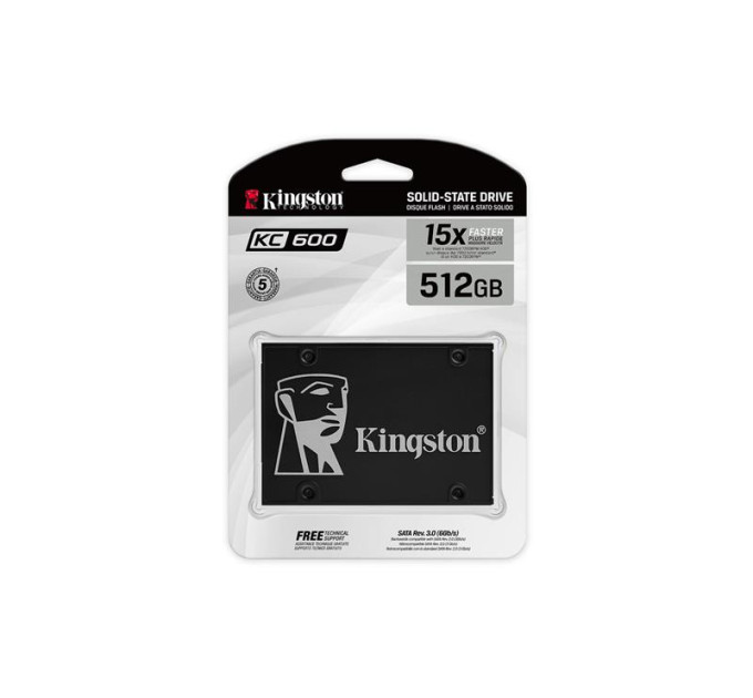 Kingston Накопичувач SSD 2.5" 512GB Kingston (SKC600/512G)