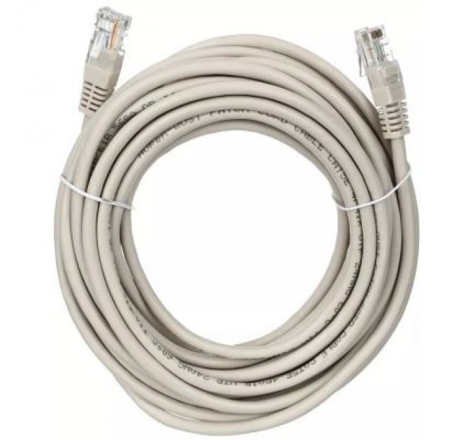 Kingda Патч-корд 15м, UTP, cat.5e, CU, 24AWG, grey Kingda (KD-PAUT31500GY)