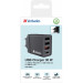 Verbatim Зарядний пристрій Verbatim USB 30W PD3.0 4-ports black (49700)