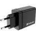 Verbatim Зарядний пристрій Verbatim USB 30W PD3.0 4-ports black (49700)