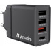 Verbatim Зарядний пристрій Verbatim USB 30W PD3.0 4-ports black (49700)