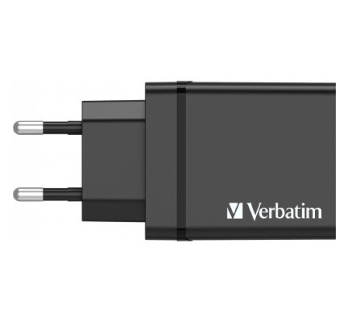Verbatim Зарядний пристрій Verbatim USB 30W PD3.0 4-ports black (49700)