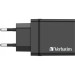 Verbatim Зарядний пристрій Verbatim USB 30W PD3.0 4-ports black (49700)