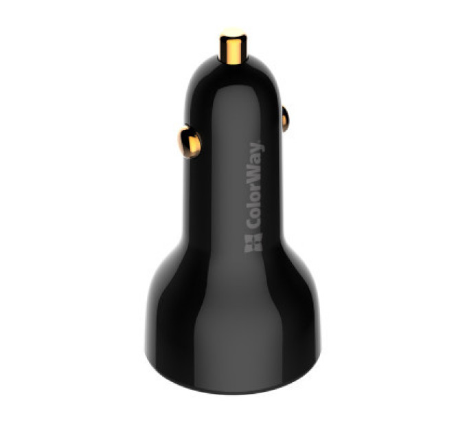 ColorWay Зарядний пристрій ColorWay Power Delivery PPS USB (USB-A + USB-C) (100W) Black (CW-CHA044PD-BK)