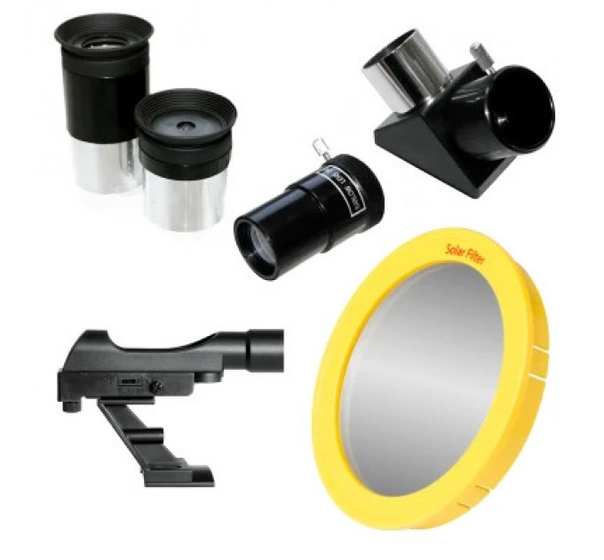 Bresser Телескоп Bresser Quasar 80/900 EQ Refractor Solar Carbon + фільтр + адаптер (923033)