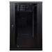 Eserver Шафа настінна Eserver 18U 19" 600х600х907 (Ш*Г*В), скло, чорна (ES-Е1860B)