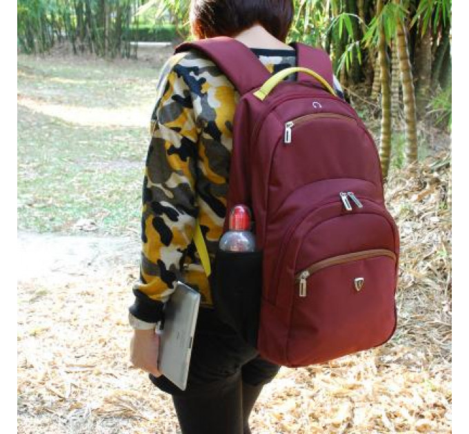 Рюкзак для ноутбука Sumdex 16" PON-391 burgundy-yellow (PON-391OR)