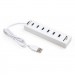 Vinga Концентратор Vinga 6xUSB2.0 + card-reader with switch (VCP2H6USBCRSWWH)