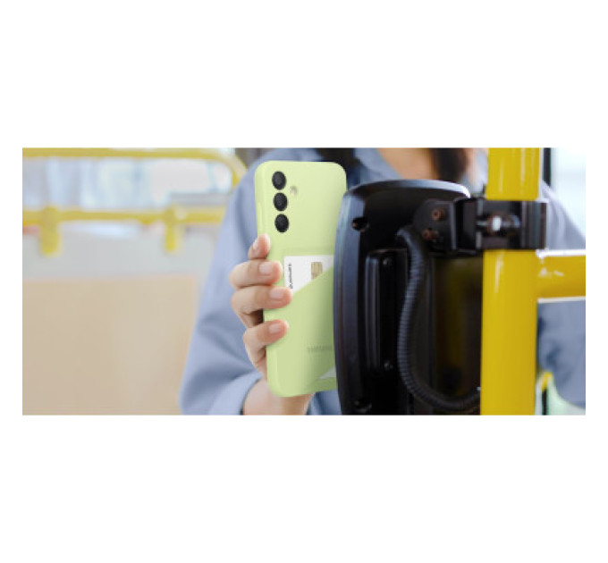 Samsung Чохол до мобільного телефона Samsung Galaxy A15 (A156) Card Slot Case Lime (EF-OA156TMEGWW)