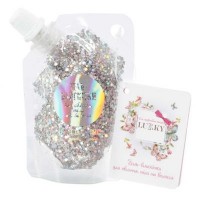 Дитяча косметика Lukky Гель-блискітки для тіла та обличчя Сріблясті 40 мл (T18944)