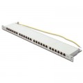 Digitus Патч-панель 19" 24xRJ-45 STP cat.6, 0.5U Digitus (DN-91624S-SL-SH-G)