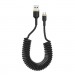 ColorWay Дата кабель USB 2.0 AM to Micro 5P 1.0m spiral black ColorWay (CW-CBUM051-BK)