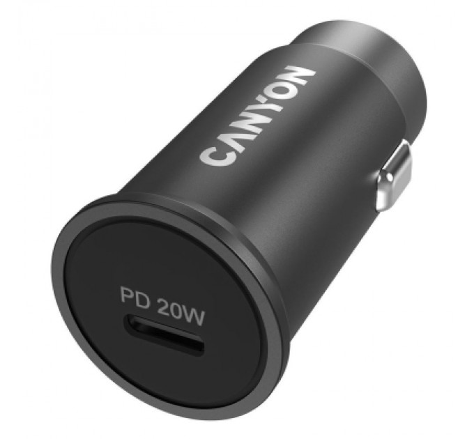 Canyon Зарядний пристрій Canyon PD 20W Pocket size car charger (CNS-CCA20B)