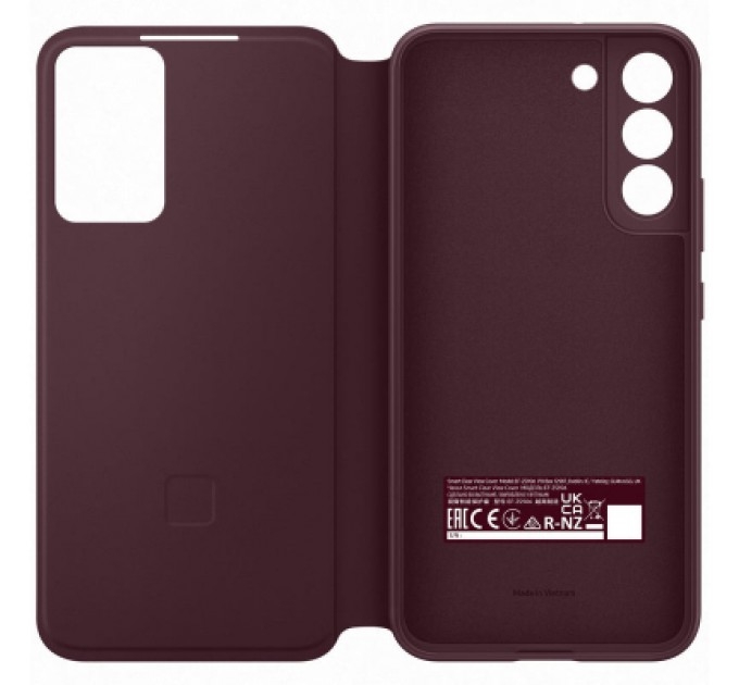 Samsung Чохол до мобільного телефона Samsung Smart Clear View Cover Galaxy S22 Plus Burgundy (EF-ZS906CEEGRU)
