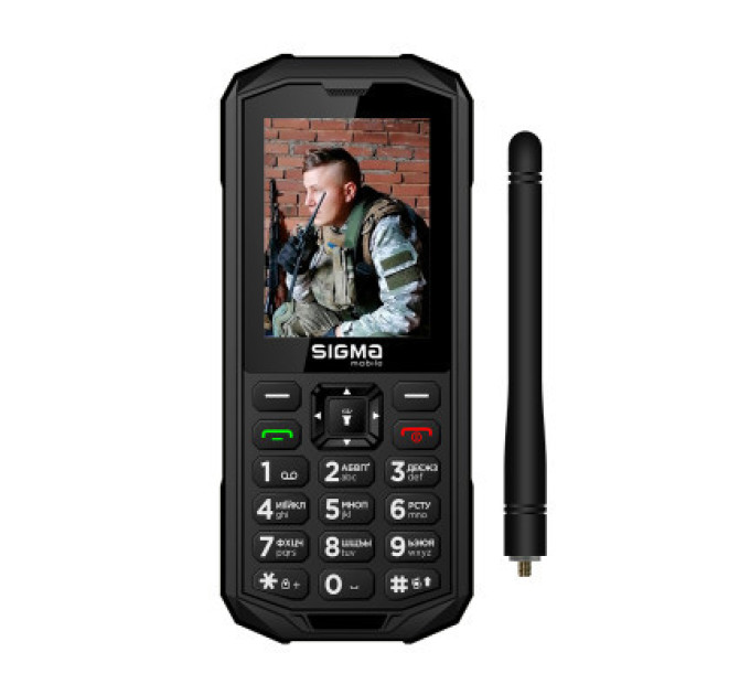 Sigma Мобільний телефон Sigma X-treme PA68 WAVE Black (4827798466612)