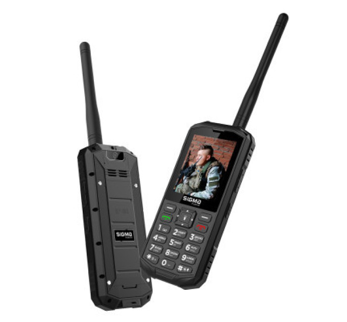 Sigma Мобільний телефон Sigma X-treme PA68 WAVE Black (4827798466612)