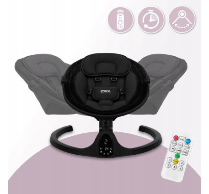 MoMi Крісло-гойдалка MoMi Kenani Onyx Black (BULE00038)