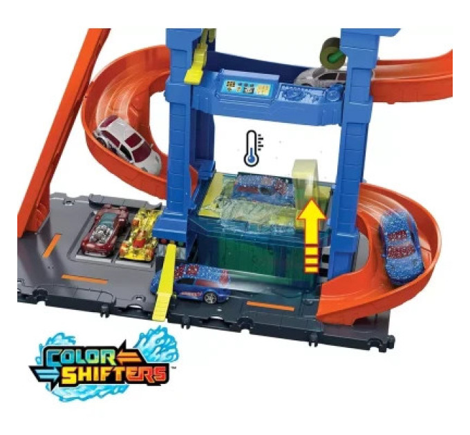 Hot Wheels Автотрек Hot Wheels City Автомийка: Скажені віражі (HTN80)