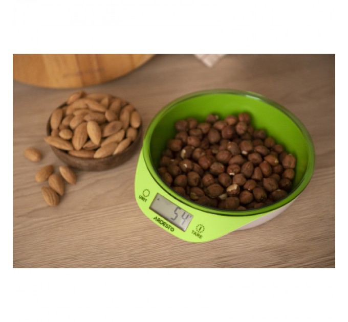 Ardesto Ваги кухонні Ardesto SCK-900BGR макс. вага 5 кг/білий+зелений (SCK-900BGR)