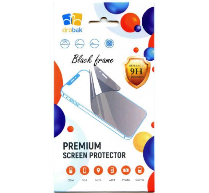 Drobak Скло захисне Drobak Poco X6 5G Black (676730)
