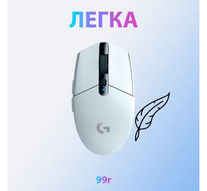 Мишка Logitech G305 Lightspeed White (910-005291)