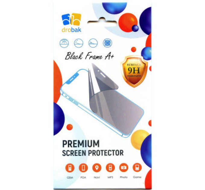 Drobak Скло захисне Drobak Xiaomi Redmi 12 Black Frame A+ (535385)