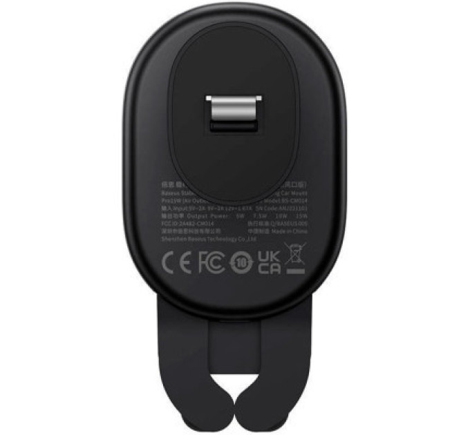 Baseus Універсальний автотримач Baseus Wireless Charge Pro 15W (SUWX030001)