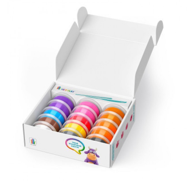 Lipaka Набір для творчості Lipaka Тварини Меганабір пластиліну самозагуст. (15012-UA01)