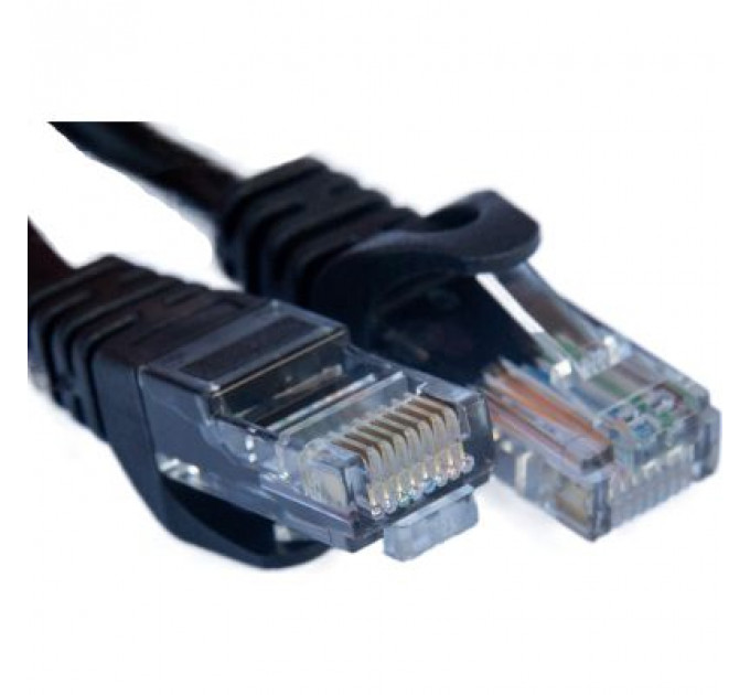 Патч-корд 10м UTP cat.5e, CCA, black GEAR (GPC-UTPCCARJ45-10B)
