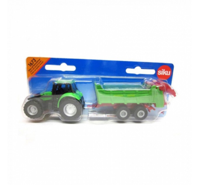 Siku Спецтехніка Siku Трактор Deutz з причепом, 1:55 (6002389)