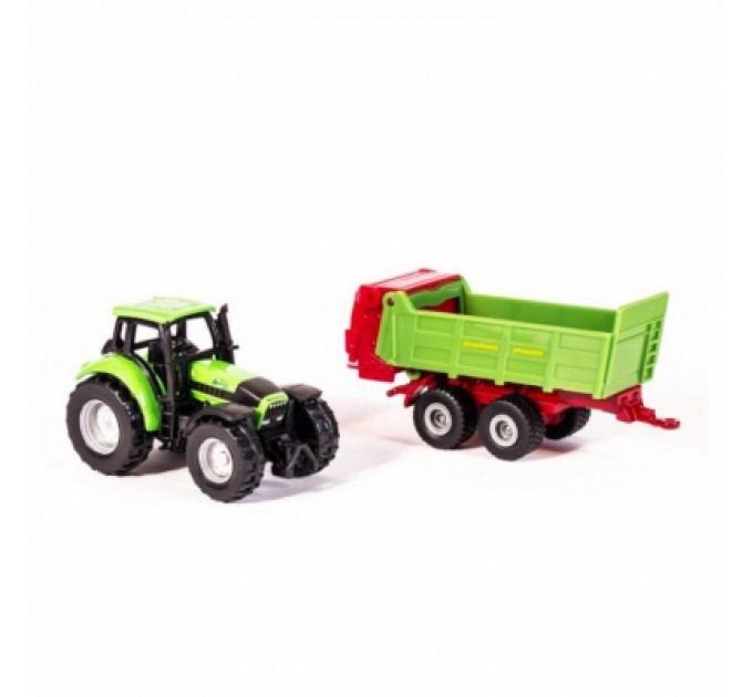 Siku Спецтехніка Siku Трактор Deutz з причепом, 1:55 (6002389)