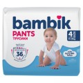 Bambik Підгузки Bambik трусики 4 (9-15 кг) 36 шт (4823071652550)