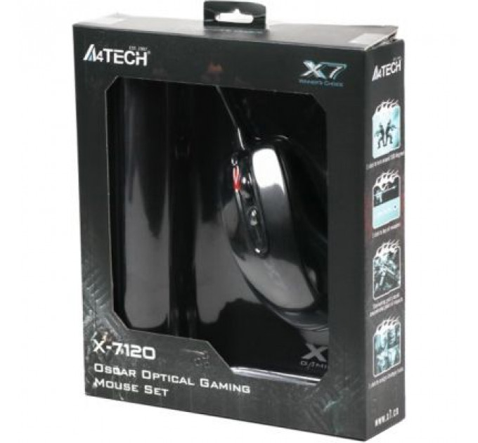 Мишка A4Tech X-7120 Black